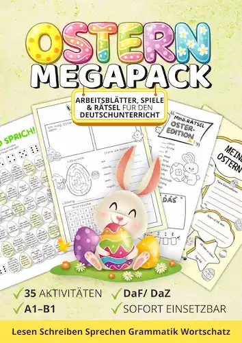 Wielkanoc niemiecki – Megapack 35 materiałów (A1–B1) | Ostern - Deutsch