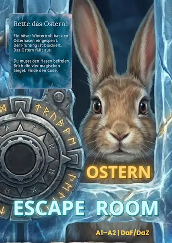 Escape Room Ostern - DaF A1/A2 Wielkanocna interaktywna gra na lekcję niemieckiego
